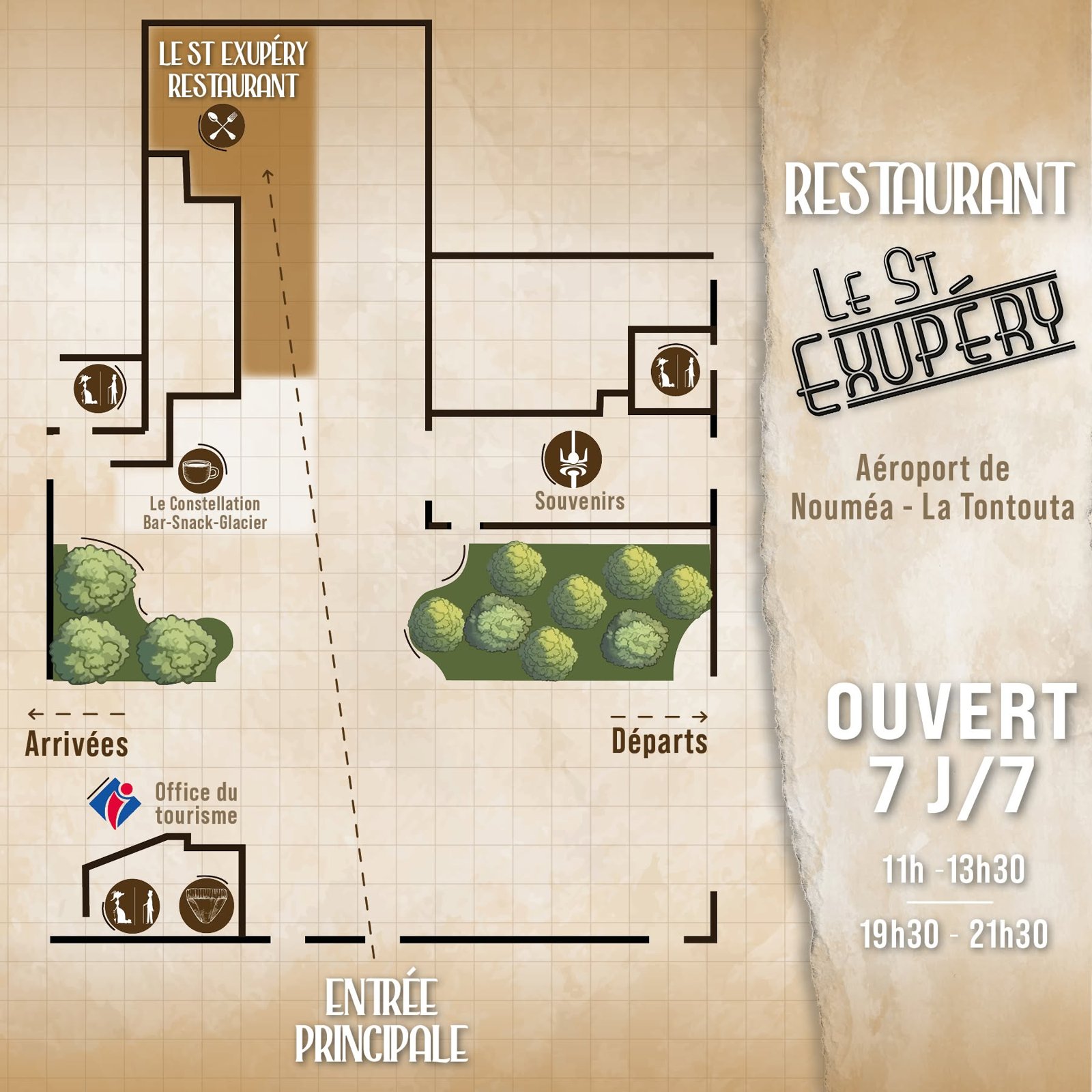 Bar Le Constellation / Restaurant Saint Exupéry